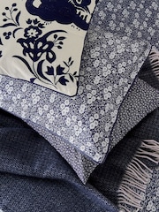 Burleigh X Bedeck Of Belfast Blue Calico 100% Cotton Standard Pillowcase Pair - Image 1 of 5