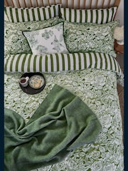 Burleigh X Bedeck Of Belfast Hibiscus 100% Cotton Duvet Cover and Pillowcase Set - Imagen 3 de 5