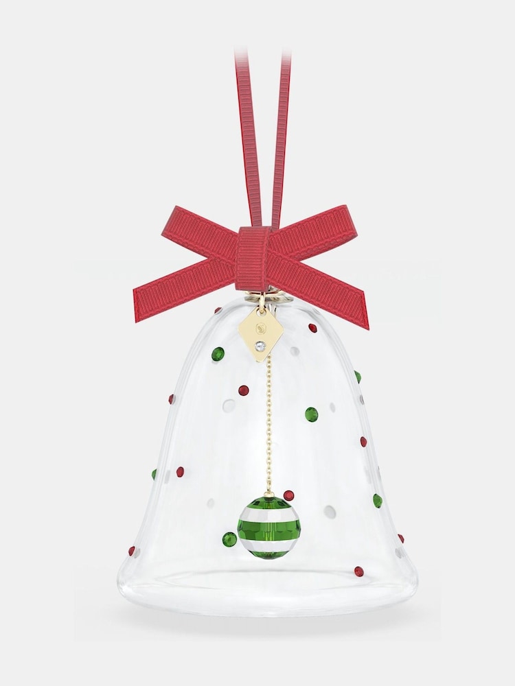 Swarovski White Holiday Cheers Dulcis Bell Ornament - Image 1 of 6