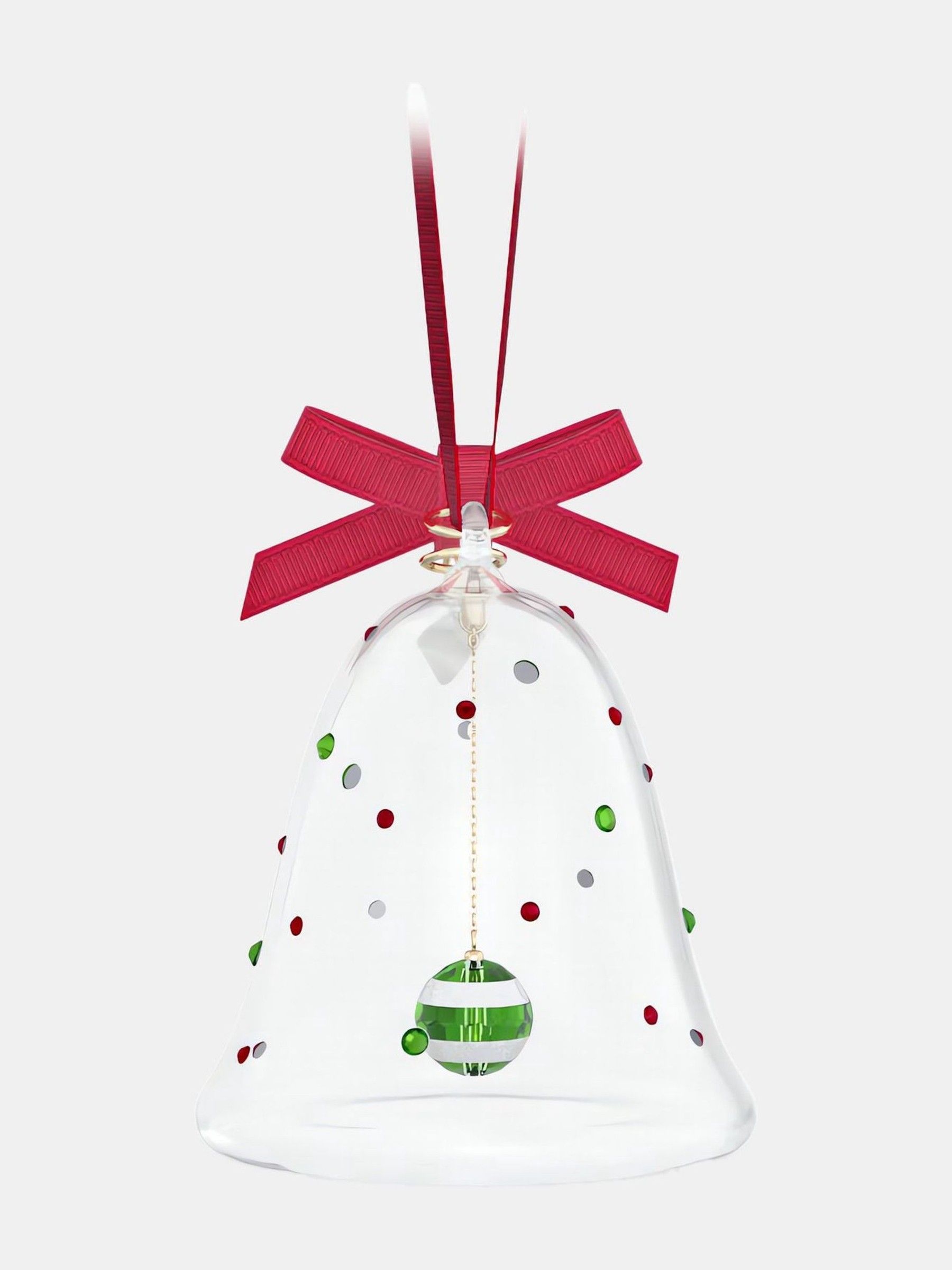 Swarovski White Holiday Cheers Dulcis Bell Ornament - Image 2 of 6