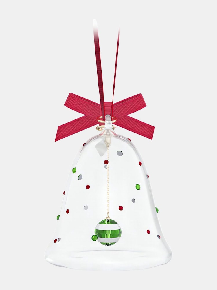 Swarovski White Holiday Cheers Dulcis Bell Ornament - Image 2 of 6