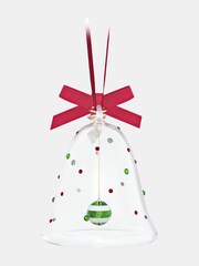 Swarovski White Holiday Cheers Dulcis Bell Ornament - Image 6 of 6