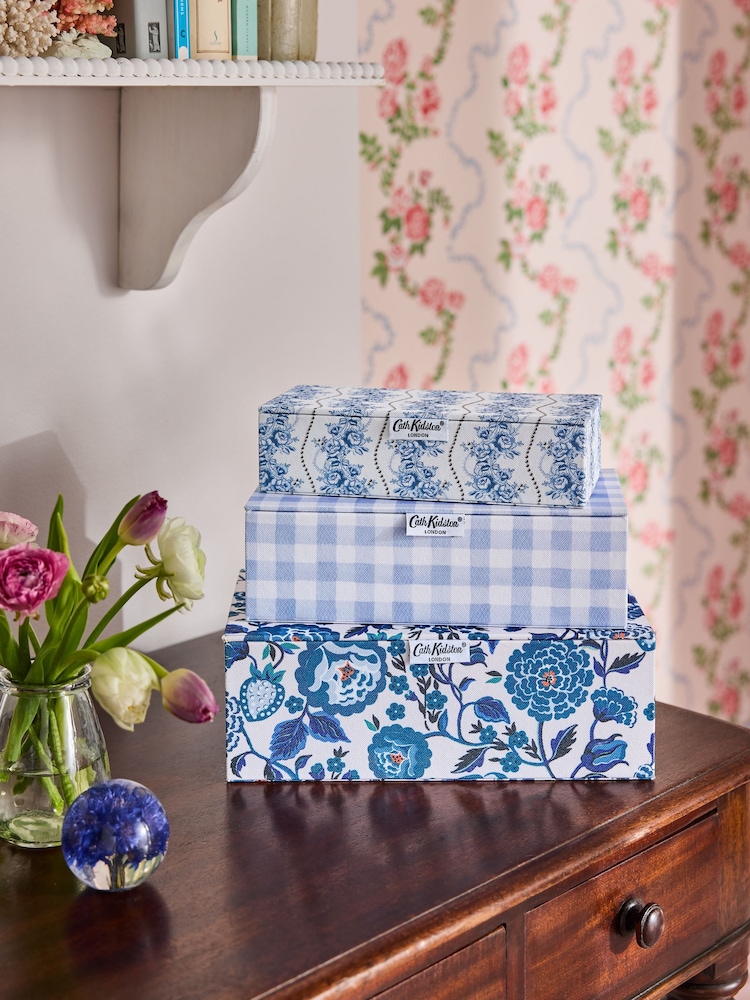 Cath Kidston Set of 3 Storage Boxes - Изображение 1 из 7