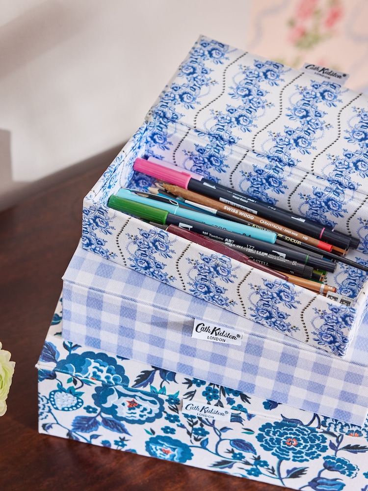Cath Kidston Set of 3 Storage Boxes - Изображение 2 из 7
