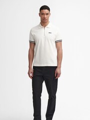 Barbour® International Buxton 100% Cotton Polo Shirt - Image 3 of 6