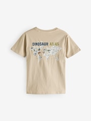 Stone Natural History Museum Short Sleeve 100% Cotton T-Shirt (3-16yrs) - Image 2 of 6