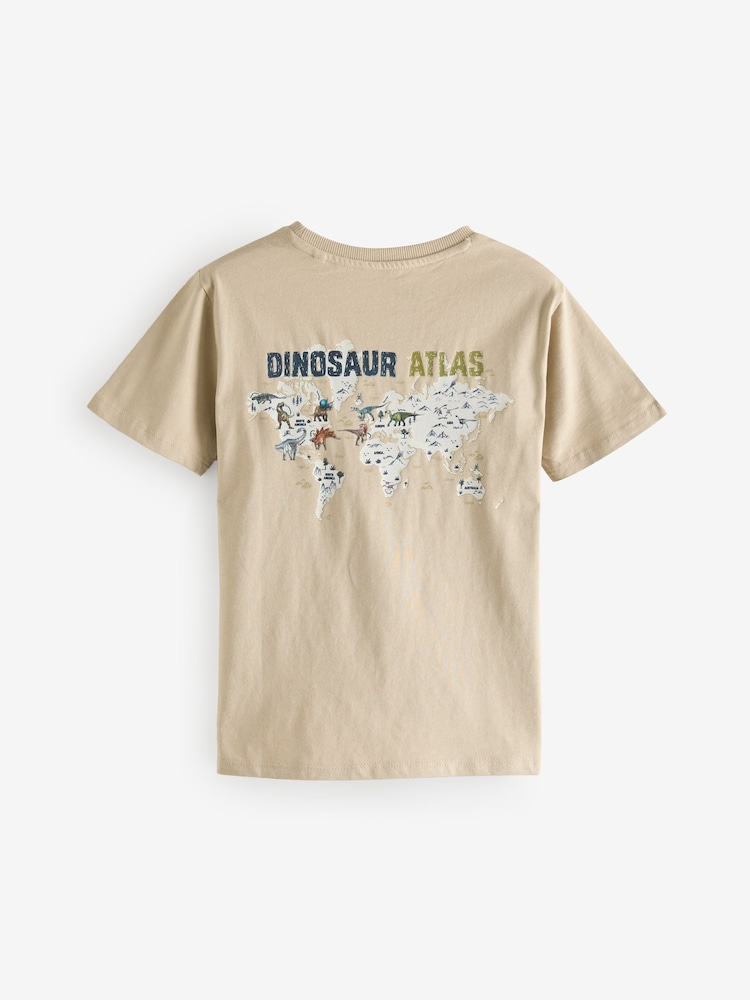 Stone Natural History Museum Short Sleeve 100% Cotton T-Shirt (3-16yrs) - Image 2 of 6