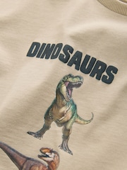 Stone Natural History Museum Short Sleeve 100% Cotton T-Shirt (3-16yrs) - Image 4 of 6