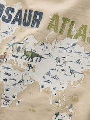 Stone Natural History Museum Short Sleeve 100% Cotton T-Shirt (3-16yrs) - Image 5 of 6