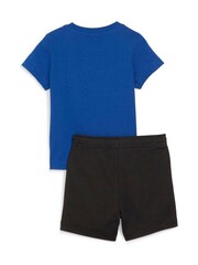 Puma Blue Minicats T-Shirt and Shorts Baby Set - Image 2 of 2