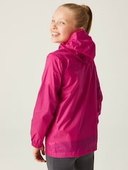 Regatta Pink Kids Waterproof Pack It Jacket III - Image 2 of 5