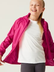 Regatta Pink Kids Waterproof Pack It Jacket III - Image 4 of 5