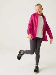 Regatta Pink Kids Waterproof Pack It Jacket III - Image 5 of 5