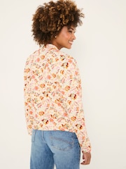 FatFace Ivory Historical Floral Quilted Jersey Jacket - Image 2 of 5