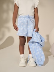 Blue Ditsy Floral Shorts (3mths-7yrs) - Image 5 of 9