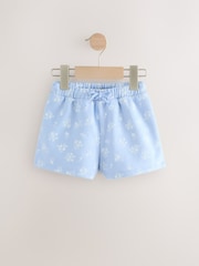 Blue Ditsy Floral Shorts (3mths-7yrs) - Image 6 of 9