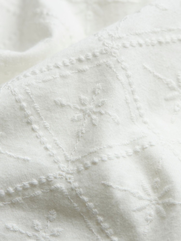 Белый - FatFace Broderie Top - Изображение 11 из 11