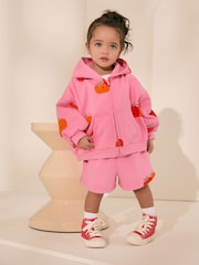 Pink Apple Print Shorts (3mths-7yrs) - Image 4 of 8
