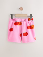 Pink Apple Print Shorts (3mths-7yrs) - Image 6 of 8