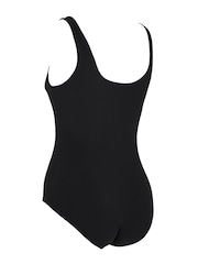 Zoggs Thermal Silver Lined Scoopback Black Swimsuit - Image 7 of 7