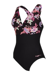 Zoggs Artisan Ruch Crossback-Badeanzug in Schwarz - Bild 5 von 6