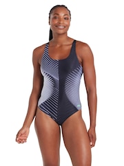 Zoggs Spinal Actionback Black Swimsuit - Image 3 of 8