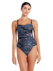 Zoggs Dusk Adjustable Classicback Black Swimsuit - Image 1 of 6