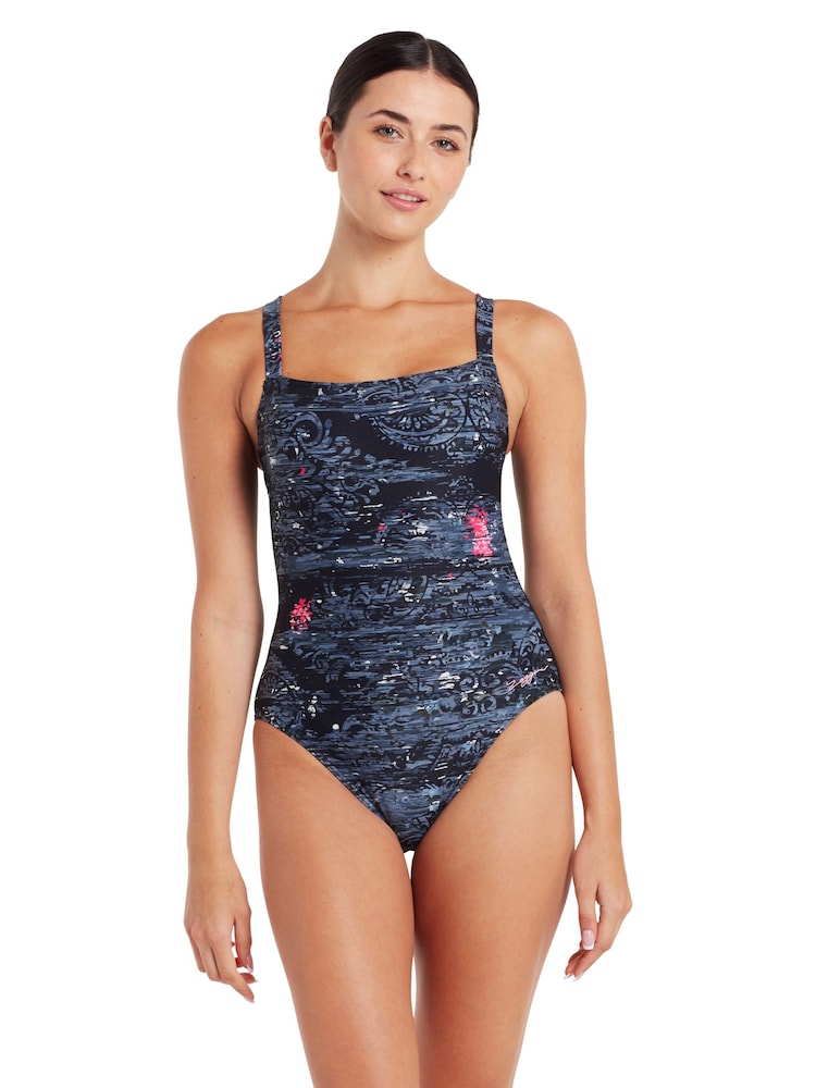 Zoggs Dusk Adjustable Classicback Black Swimsuit - Image 1 of 6