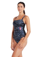 Zoggs Dusk Adjustable Classicback Black Swimsuit - Image 4 of 6