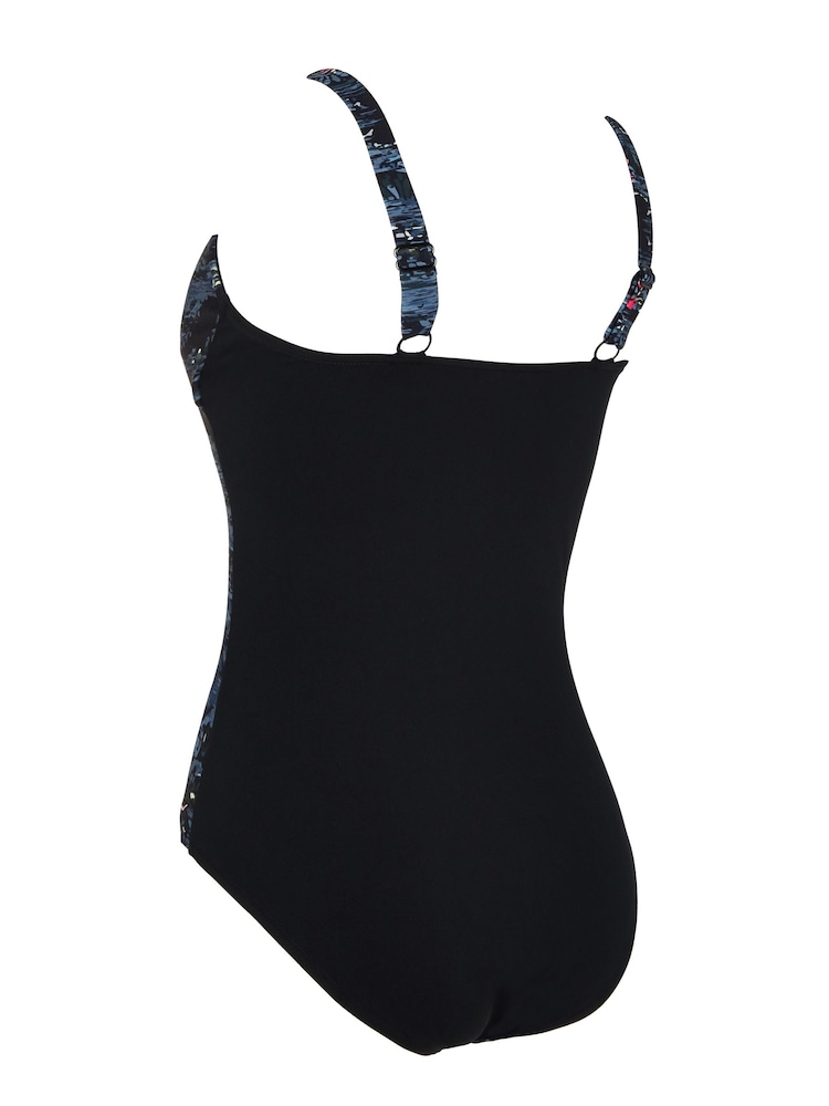 Zoggs Dusk Adjustable Classicback Black Swimsuit - Image 6 of 6