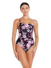 Zoggs Artisan Adjustable Classic Back Black Swimsuit - Image 1 of 6
