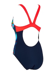 Zoggs Blue Orbital Speedback Swimsuit - Image 7 of 7