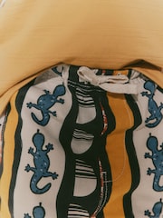 Multi Printed Wide Leg Linen Blend Pull On Trousers (3mths-7yrs) - Image 4 of 9