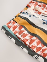 Multi Printed Wide Leg Linen Blend Pull On Trousers (3mths-7yrs) - Image 8 of 9