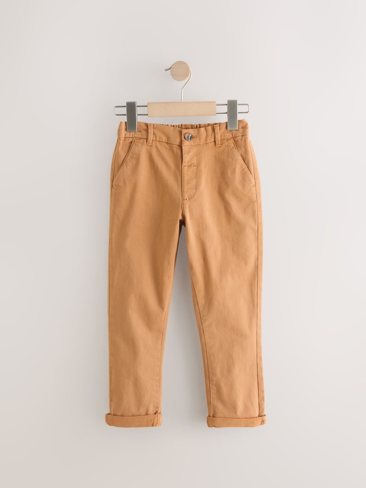 Orange pâle - Pantalon chino extensible (3mths-7yrs) - Image 5 of 8