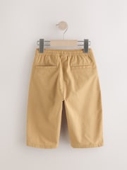 Ochre Yellow Wide Leg 100% Cotton Chino Trousers with Elasticated Waist (3mths-7yrs) - Image 5 of 8