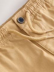 Ochre Yellow Wide Leg 100% Cotton Chino Trousers with Elasticated Waist (3mths-7yrs) - Image 7 of 8