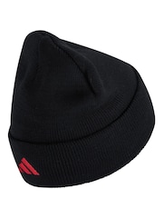 adidas Black Manchester United Woolie Hat - Image 2 of 2