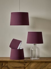 Plum Purple Lamp Shade Ceiling Light - Image 1 of 3