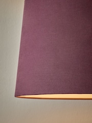 Plum Purple Lamp Shade Ceiling Light - Image 2 of 3