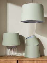 Sage Green Lamp Shade Ceiling Light - Image 2 of 4