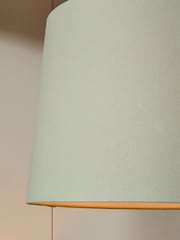 Sage Green Lamp Shade Ceiling Light - Image 3 of 4