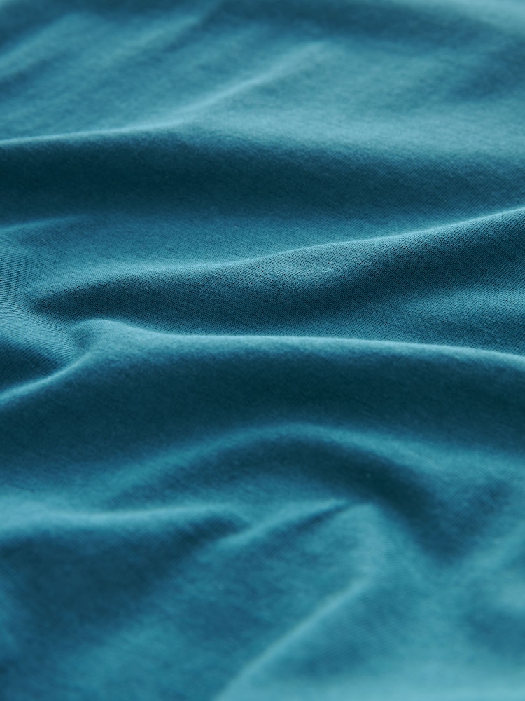 Bleu sarcelle - Top T-shirt Mancherons - Image 5 of 5