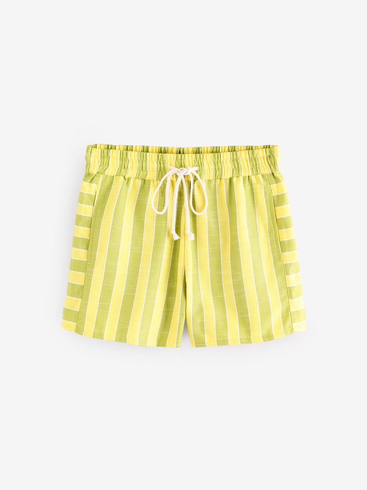 Yellow Striped Shorts - Image 6 of 8