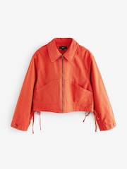 Red 100% Cotton Worker Jacket - Image 6 of 8