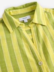 Yellow Long Sleeve Striped Shirt - Image 6 of 7