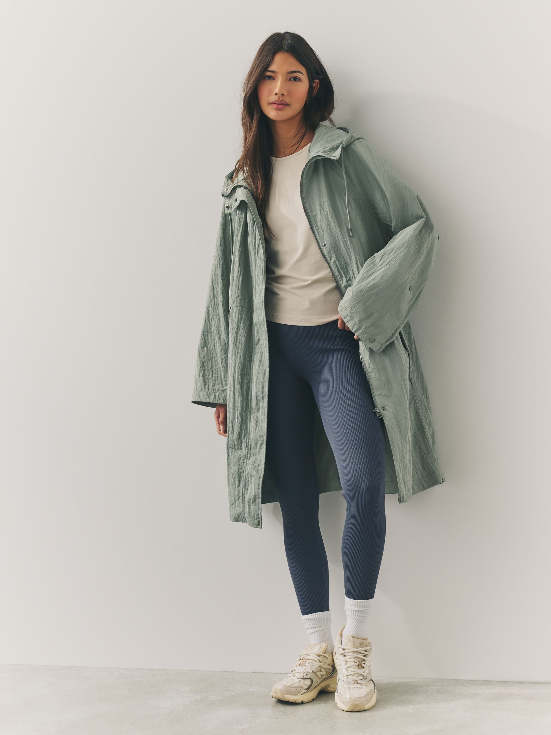 Buy Sage Green Shower Resistant Lightweight Jacket from Next USA