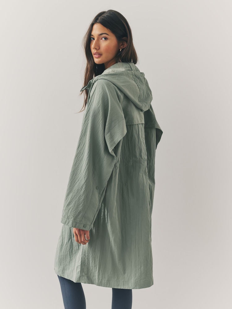 Sage Green Shower Resistant Lightweight Jacket - Image 4 of 9