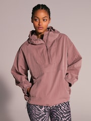 Rose Pink Overhead Rain Jacket - Image 1 of 8