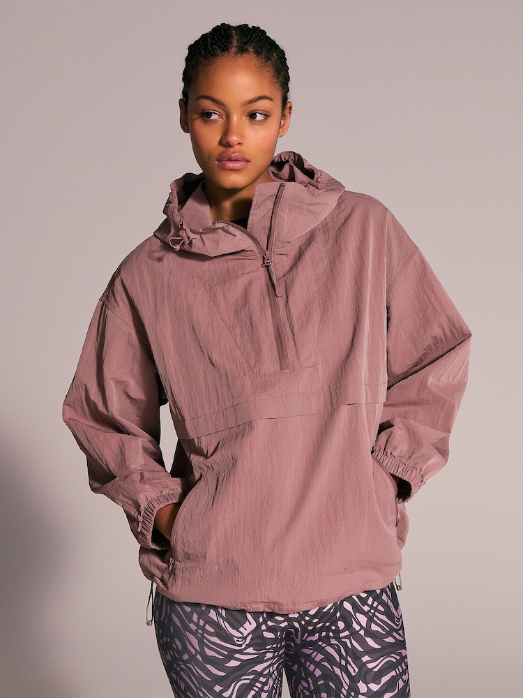 Rose Pink Overhead Rain Jacket - Image 1 of 8